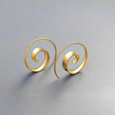 Whirl Earrings - Gold Vermeil